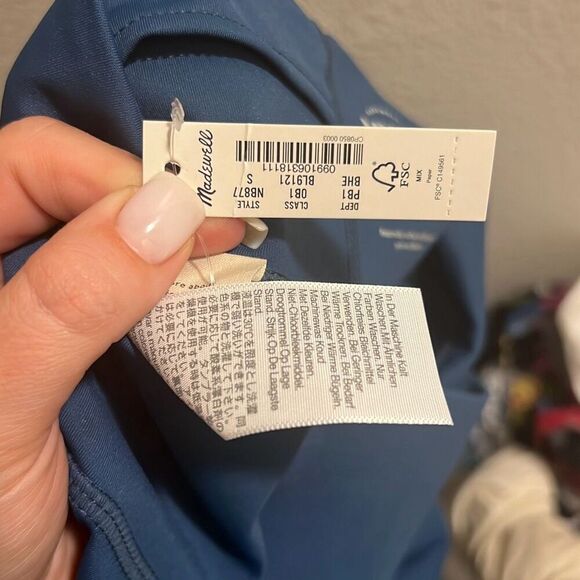 ✨Madewell MWL Form High-Rise 25" Sz Small Blue Leggings✨ - Picture 8 of 8